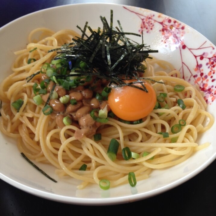 もはやレシピいらず！納豆パスタ♡